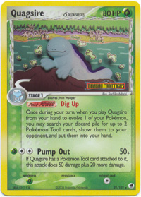 Quagsire δ - 21/101 - Rare - Reverse Holo